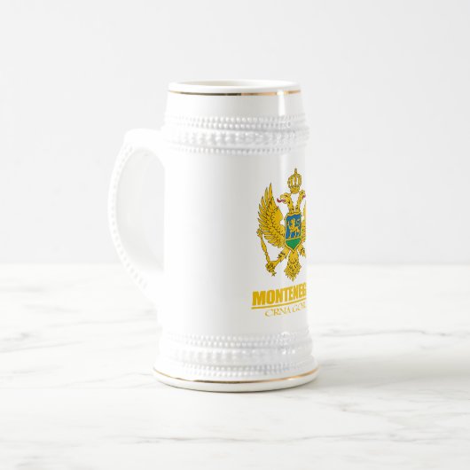 Montenegro COA Bierglas (Vorderseite Links)