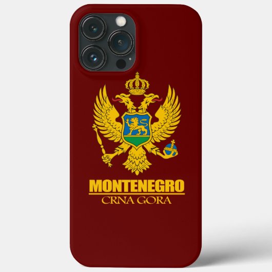 Montenegro COA Case-Mate iPhone Hülle (Rückseite)