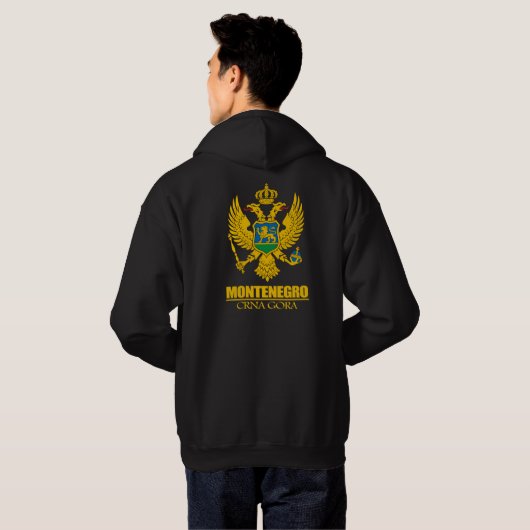 Montenegro COA Hoodie (Schwarz voll)