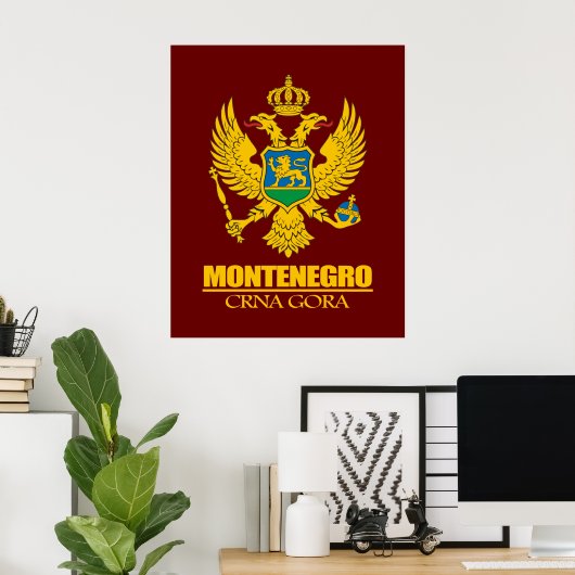 "Montenegro COA" Posters & Prints Poster (Heimbüro)