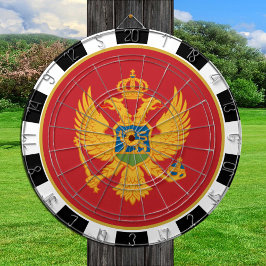 Montenegro Dartboard, Spielbrett, Montenegro Flag Dartscheibe