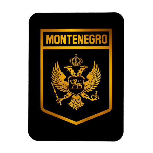 Montenegro Emblem Magnet (Vertikal)