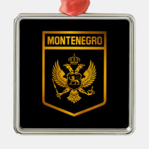 Montenegro Emblem Ornament Aus Metall