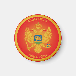 Montenegro-Erbe-Emblem Magnet