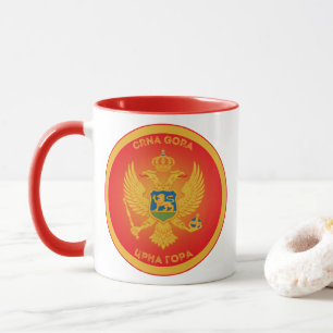 Montenegro-Erbe-Emblem Tasse