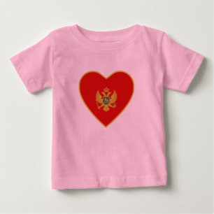 Montenegro Flag Herzlicher T - Shirt