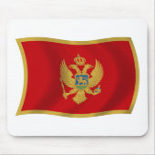 Montenegro Flag Mousepad (Vorne)