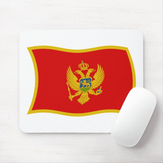 Montenegro Flag Mousepad (Mit Mouse)