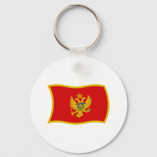 Montenegro Flag Schlüsselanhänger
