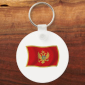 Montenegro Flag Schlüsselanhänger (Vorderseite)