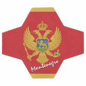 Montenegro Flag / Sport Fußball (Flach)