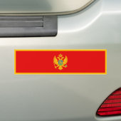 Montenegro-Flagge Autoaufkleber (Auf Auto)