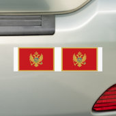 Montenegro-Flagge Autoaufkleber (Auf Auto)