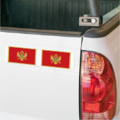 Montenegro-Flagge Autoaufkleber (Auf Lkw)