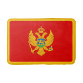 Montenegro-Flagge Badematte (Vorderseite)
