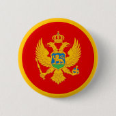 Montenegro-Flagge Button (Vorderseite)