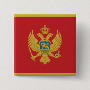 Montenegro-Flagge Button