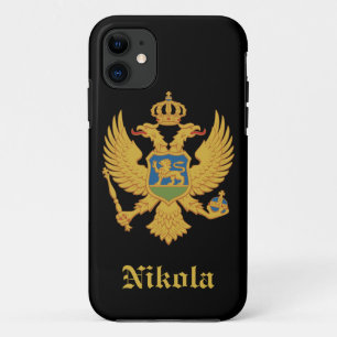 Montenegro-Flagge iPhone 11 Hülle