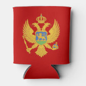 Montenegro-Flagge Dosenkühler (Vorderseite)