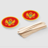 Montenegro-Flagge Fächer (Non-assembled)