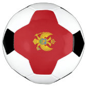 Montenegro-Flagge Fußball (Gedreht)