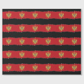 Montenegro-Flagge Geschenkpapier (Flach)