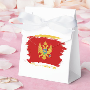 Montenegro-Flagge Geschenkschachtel