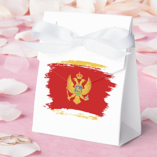 Montenegro-Flagge Geschenkschachtel (Hochzeit)