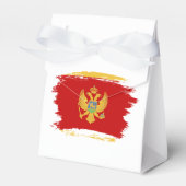 Montenegro-Flagge Geschenkschachtel (Vorderseite)
