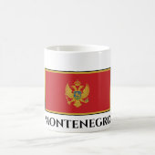 Montenegro-Flagge Kaffeetasse (Mittel)