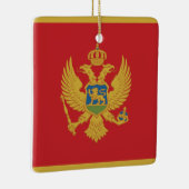 Montenegro-Flagge Keramikornament (Rechts)