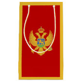 Montenegro-Flagge Kleine Geschenktüte (Vorderseite)