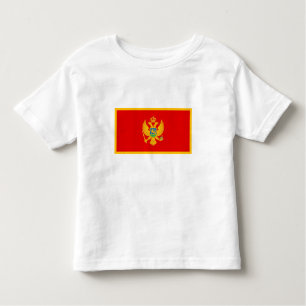 Montenegro-Flagge Kleinkind T-shirt