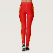 Montenegro-Flagge Leggings (Rückseite)