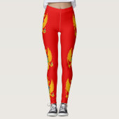 Montenegro-Flagge Leggings (Vorderseite)