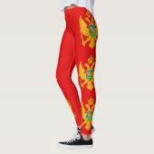 Montenegro-Flagge Leggings (Links)