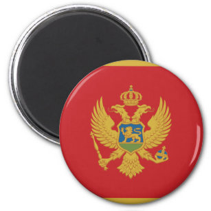 Montenegro-Flagge Magnet