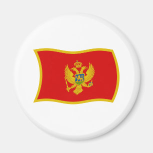 Montenegro-Flagge-Magnet Magnet