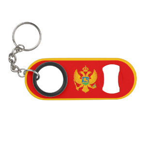 Montenegro-Flagge Mini Flaschenöffner