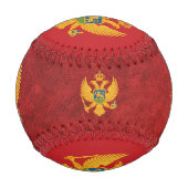 Montenegro Flagge, Montenegro Sport / Baseball Bal (Vorderseite)