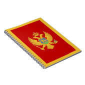 Montenegro-Flagge Notizblock (Rechte Seite)