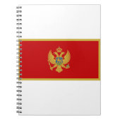 Montenegro-Flagge Notizblock (Vorderseite)