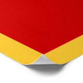 Montenegro-Flagge Poster (Ecke)