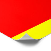 Montenegro-Flagge Poster (Ecke)