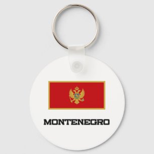 Montenegro-Flagge Schlüsselanhänger