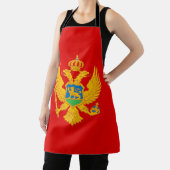 Montenegro-Flagge Schürze (InSitu)