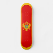 Montenegro-Flagge Skateboard (Vorderseite)