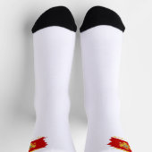 Montenegro-Flagge Socken (Oben)