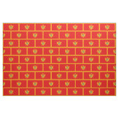 Montenegro-Flagge Stoff (Fat Quarter (45,7 x 55,9 cm))