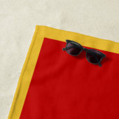 Montenegro-Flagge Strandtuch (Beispiel)